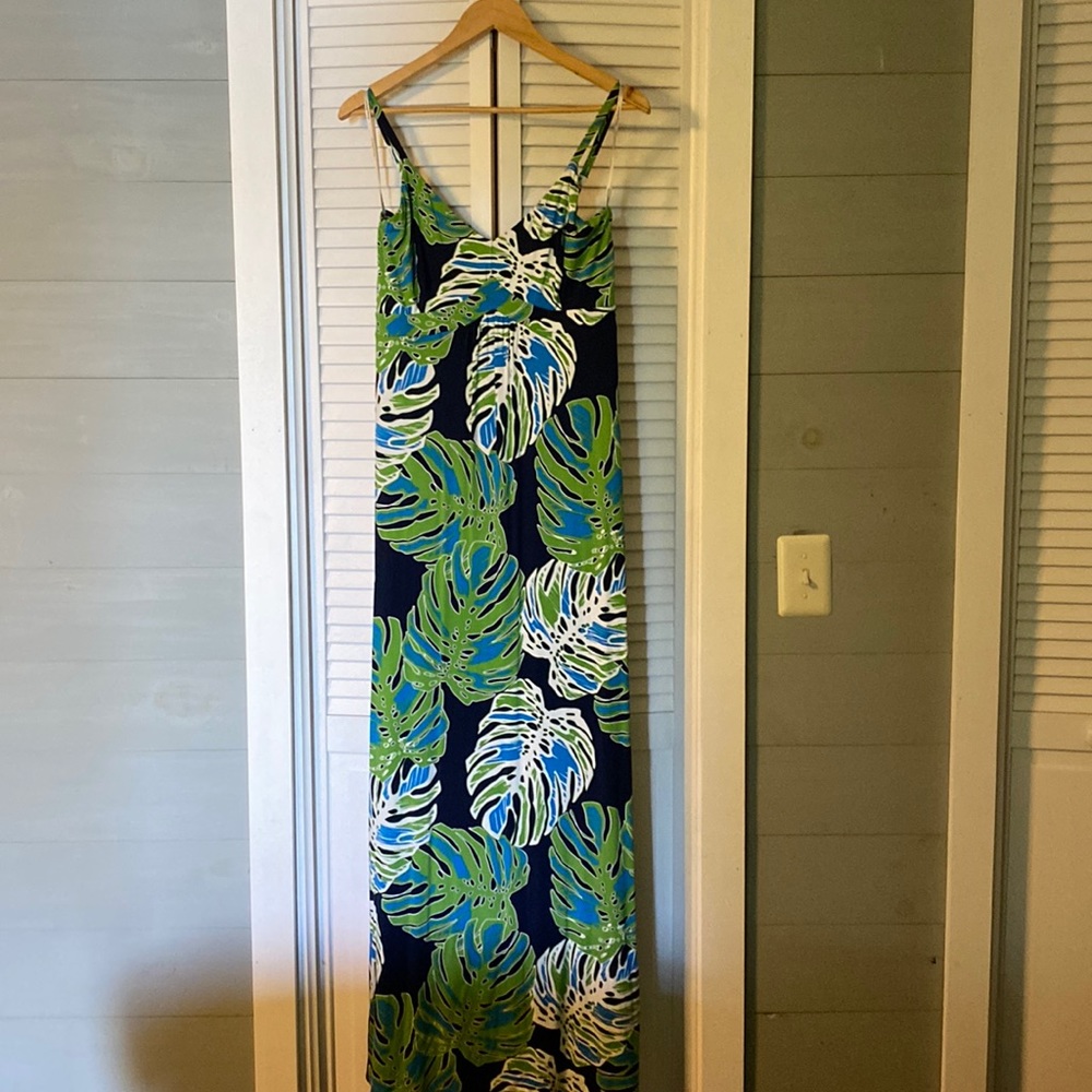 Tommy Bahama tropical blue dress